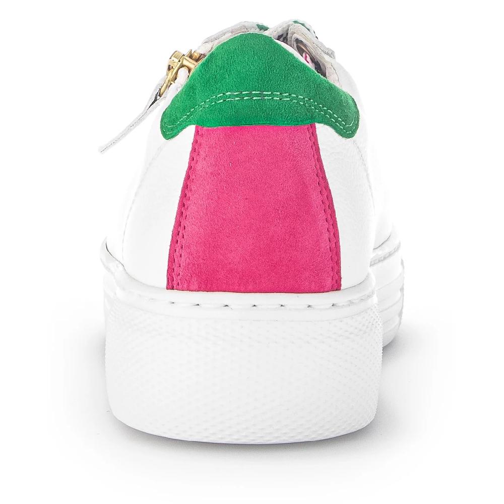 Gabor Plateausneaker »FLORENZ« mit bunten Besätzen Weite G Freizeitschuh Halbschuh Schnürschuh online kaufen Rabatt