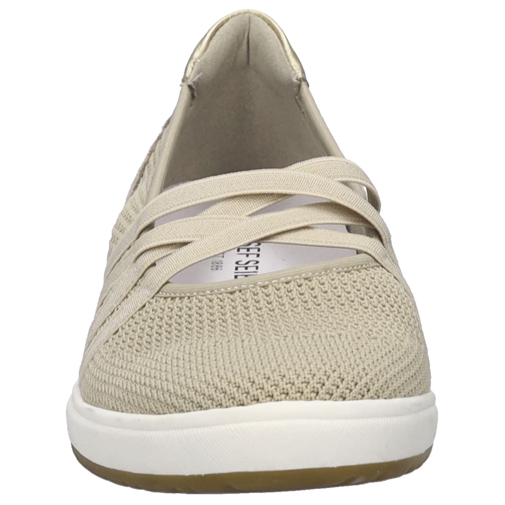 Josef Seibel Riemchenballerina »Caren 67« Slipper Sneaker Schlupfschuh mit Metallic Einsatz an der Ferse online kaufen Versandkostenfrei