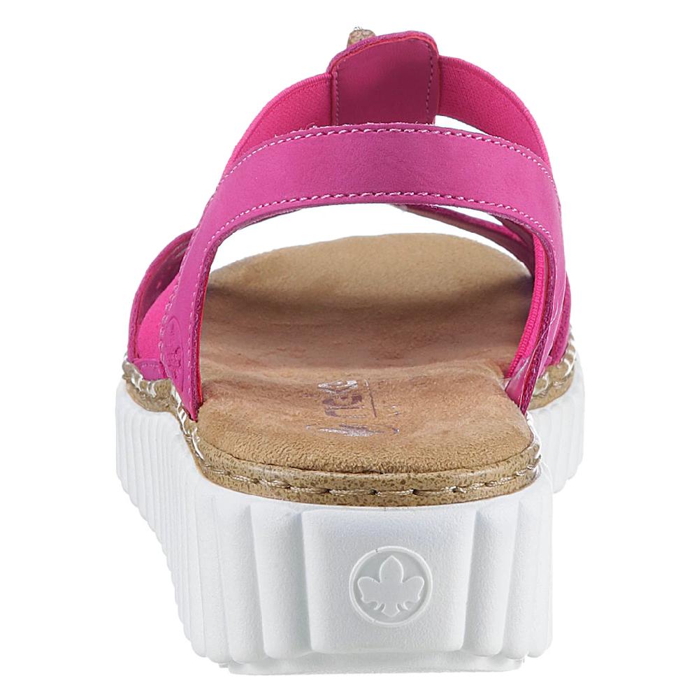 Rieker Plateausandale Sommerschuh Sandalette Plateauabsatz mit weicher Innensohle online kaufen Exklusivangebot