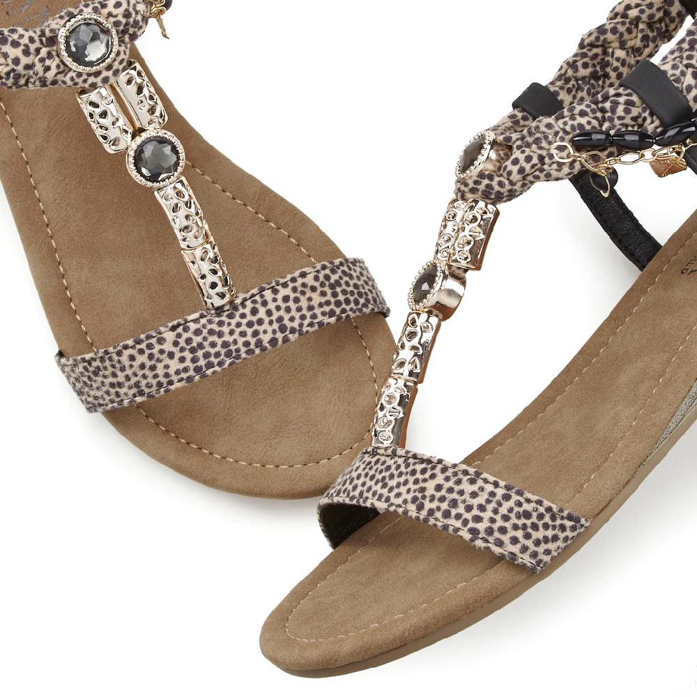 LASCANA Sandale Sandalette Sommerschuh im Festival-Look VEGAN online bestellen Vatertagsangebot