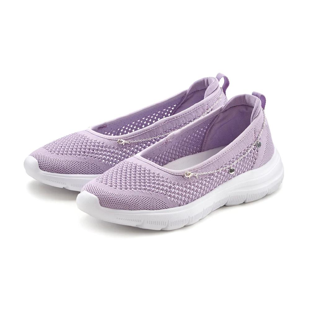 LASCANA Sneaker mit Ketten-Element Slipper Ballerina Halbschuhe VEGAN online kaufen Exklusive Angebote