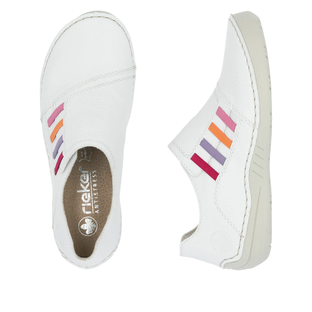 Rieker Slipper Slip-on Sneaker Schlupfschuh Halbschuh mit weicher Innnensohle online bestellen Sonderangebot der Fabrik