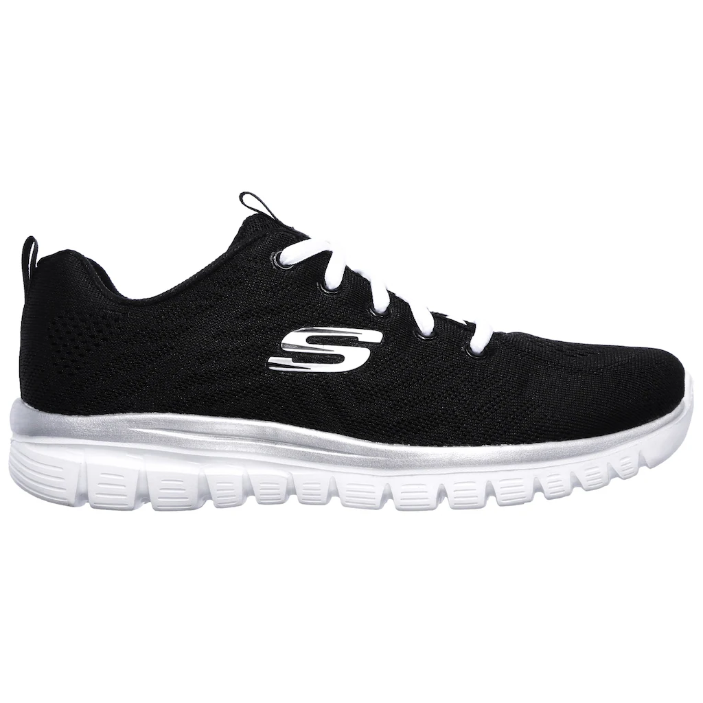 Skechers Sneaker »GRACEFUL - GET CONNECTED« Freizeitschuh Halbschuh Schnürschuh in Schuhweite G (weit) Vierteljährliche Förderung