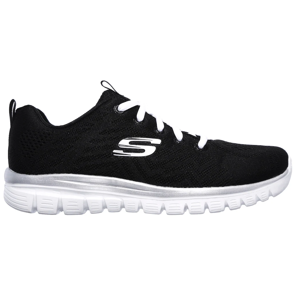 Skechers Sneaker »GRACEFUL - GET CONNECTED« Freizeitschuh Halbschuh Schnürschuh in Schuhweite G (weit) Vierteljährliche Förderung