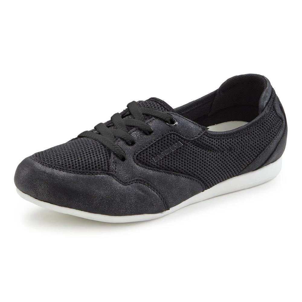 LASCANA Sneaker Freizeitschuh Halbschuh in modischer Mesh-Optik VEGAN Bis zu 55% Rabatt