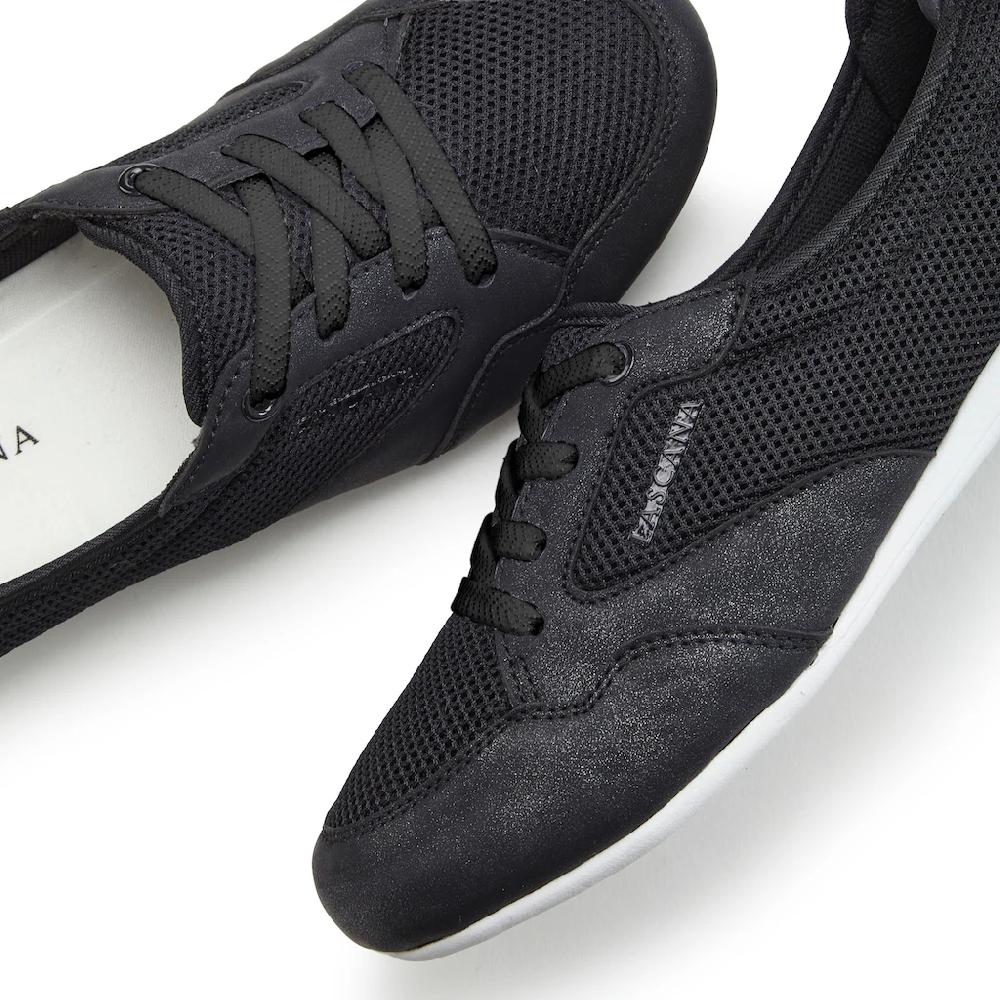 LASCANA Sneaker Freizeitschuh Halbschuh in modischer Mesh-Optik VEGAN Bis zu 55% Rabatt