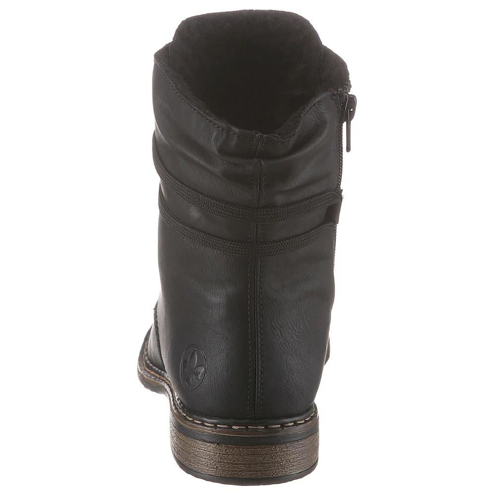 Rieker Schnürboots Stiefelette Blockabsatz mit dezenter Schnürung kaufen Riesige Rabatte