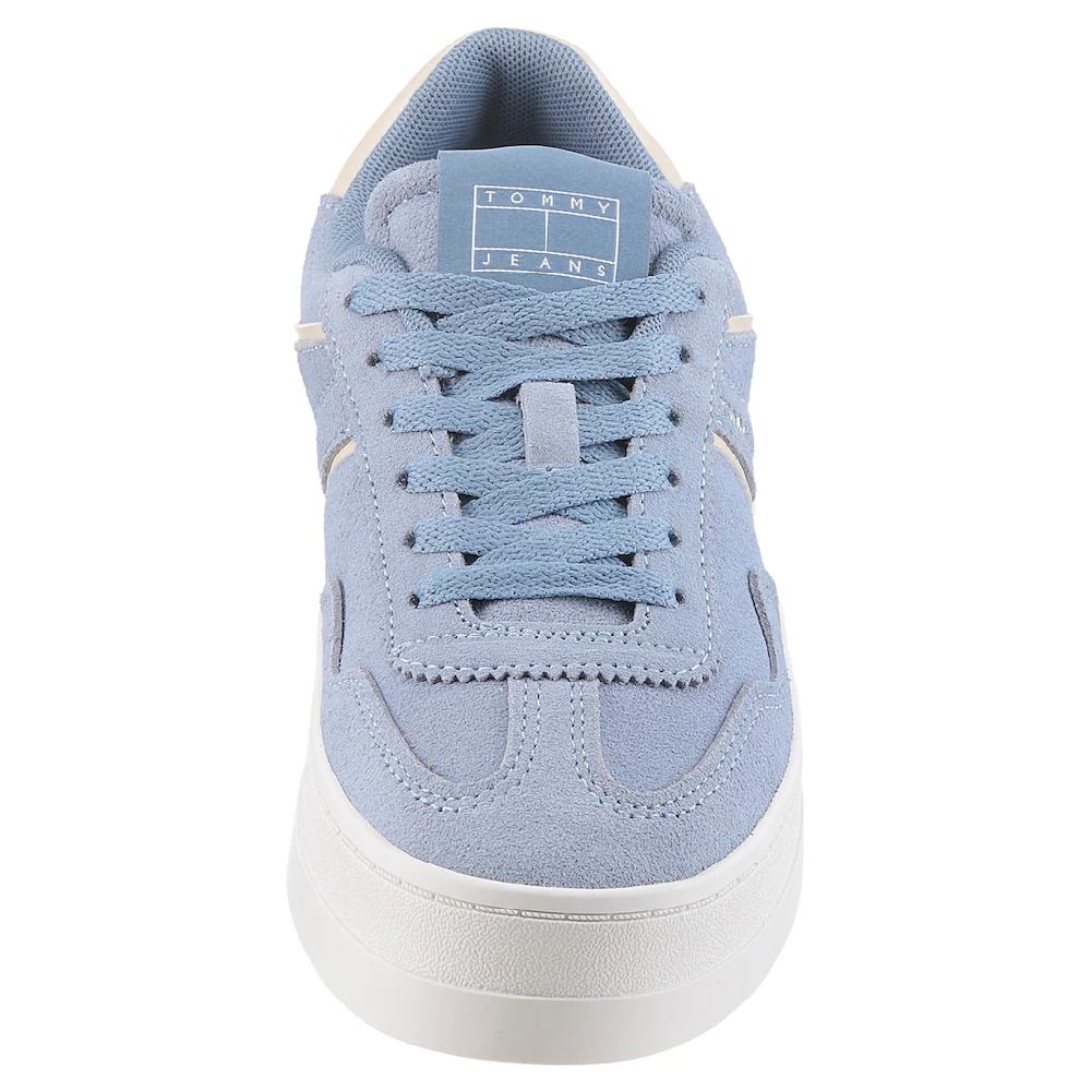 Tommy Jeans Plateausneaker »THE GREENWICH FLATFORM ELEVATED« Schnürschuh Freitzeitschuh Halbschuh mit Logo-Aufnäher online bestellen Begrenzt auf 3 Tage