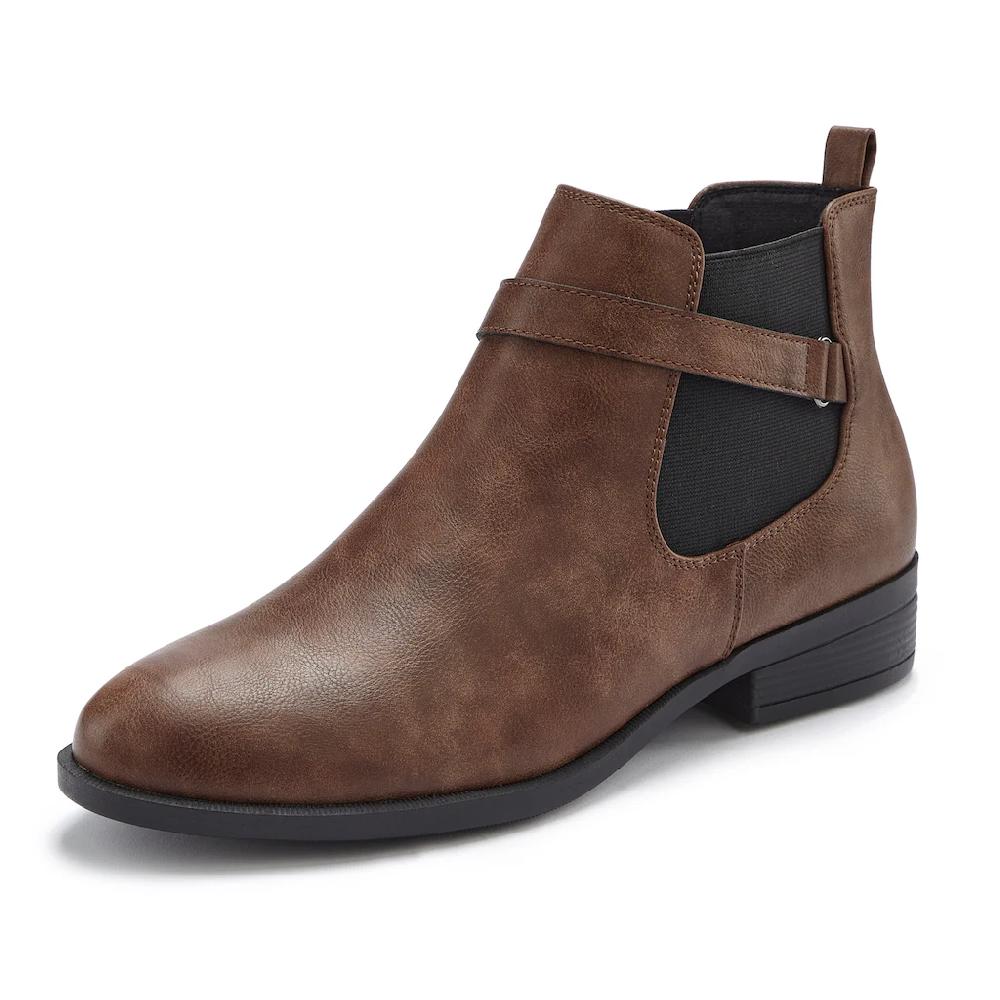 LASCANA Chelseaboots Stiefelette Ankle Boots mit Stretch-Einsatz VEGAN online kaufen Blitzverkäufe