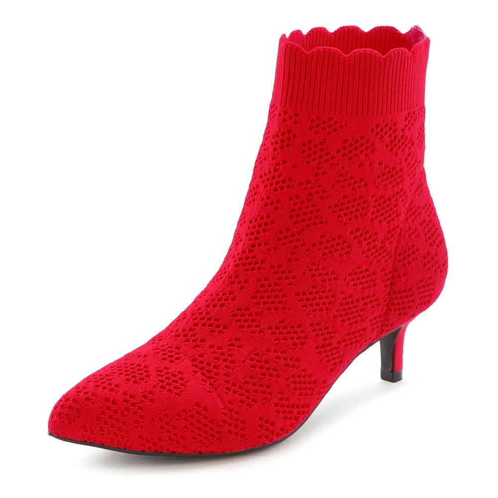 LASCANA Ankleboots High Heel Stiefelette Stiefel kleiner Absatz & elastischer Spitze ▷ für