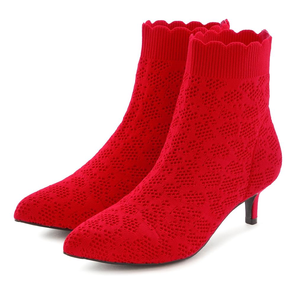 LASCANA Ankleboots High Heel Stiefelette Stiefel kleiner Absatz & elastischer Spitze ▷ für Limitierter Zeitrabatt