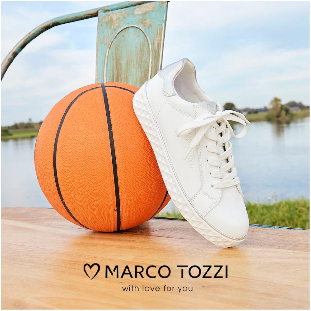 MARCO TOZZI Plateausneaker mit tollen Metallic-Details Freizeitschuh Halbschuh Schnürschuh kaufen Versandkostenfrei