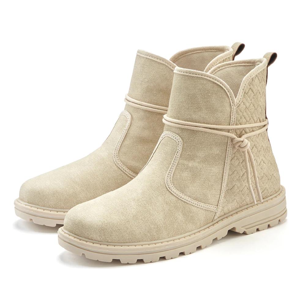 Vivance Stiefelette »Boots Stiefel« mit raffinierten Bindebändern VEGAN