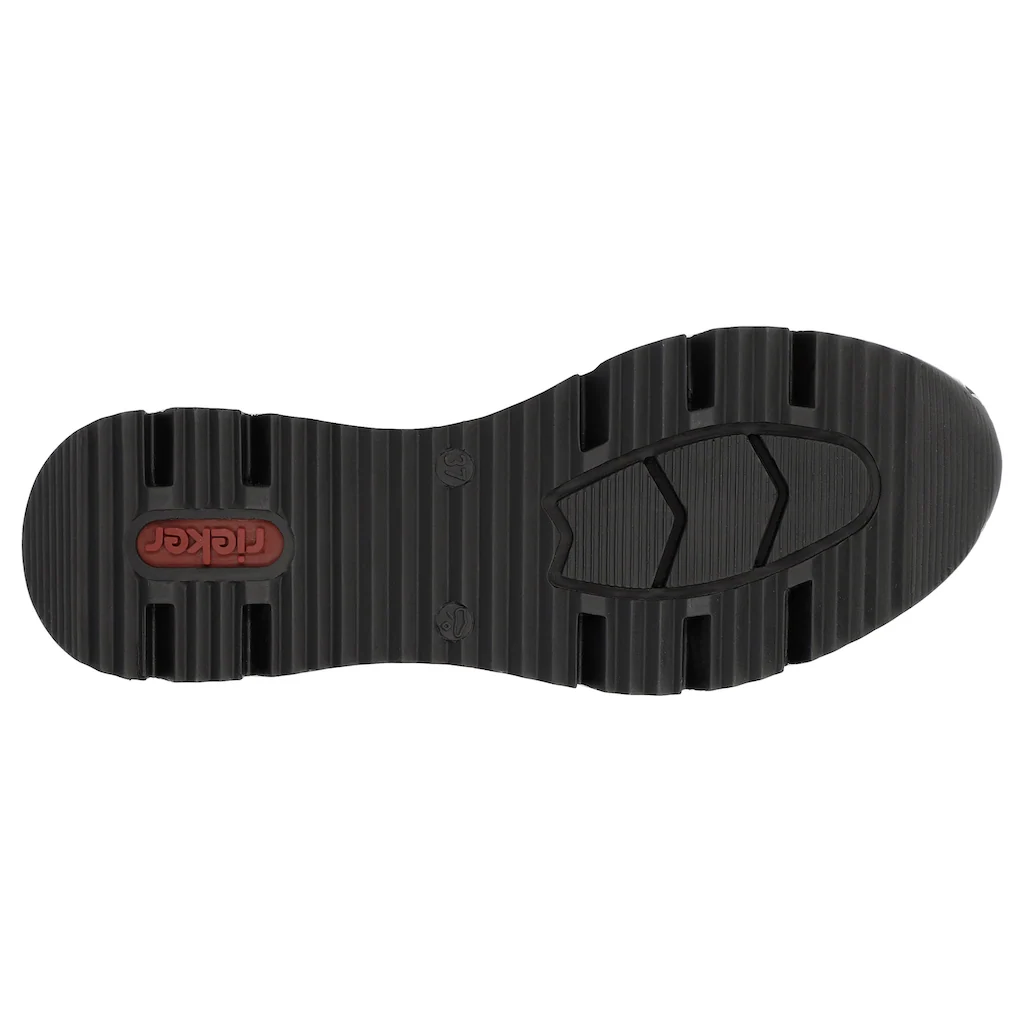 Rieker Schlupfboots Keilabsatz Sneaker High Top-Sneaker mit modischen Ziernähten online kaufen Jubiläumsangebot