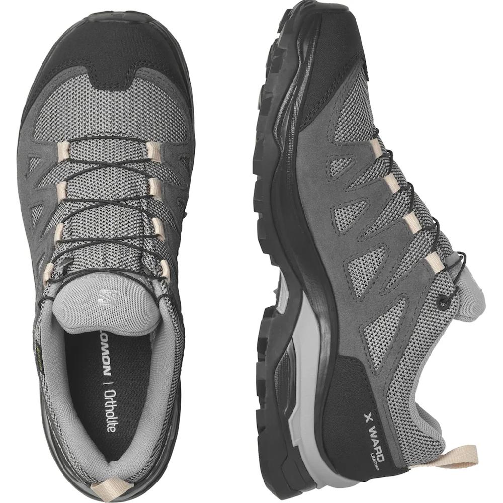 Salomon Wanderschuh »X WARD Leather GORE-TEX« wasserdicht auf Rechnung bestellen Sonderangebote