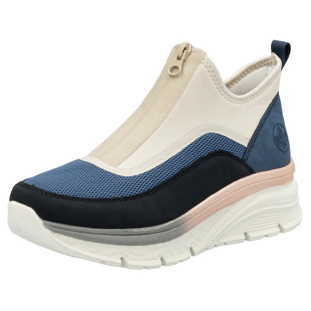Rieker Schlupfboots Keilabsatz Freizeitschuh High Top-Sneaker Reißverschluss online bestellen