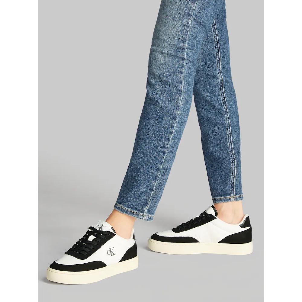 Calvin Klein Jeans Sneaker »CLASSIC CUPSOLE MIX IN« Schnürschuh Freizeitschuh Halbschuh mit Plateausohle online kaufen Vierteljährliche Förderung