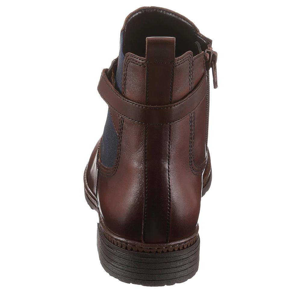 Gabor Chelseaboots Blockabsatz Stiefelette Businessmode mit pinkem Stretcheinsatz online bestellen Blitzverkäufe