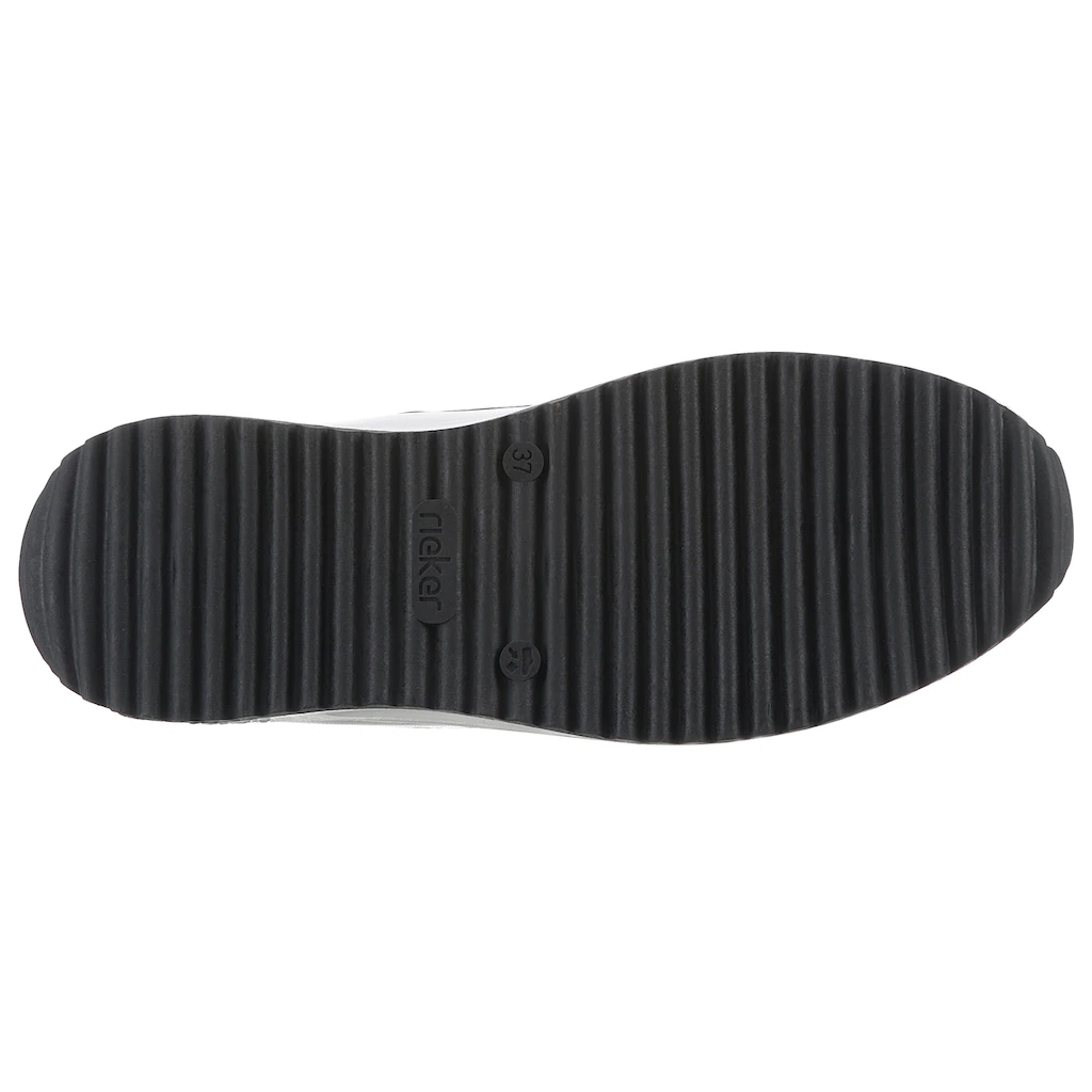 Rieker Sneaker Plateau High Top-Sneaker Schnürschuh in veganer Verarbeitung kaufen Sonderangebot
