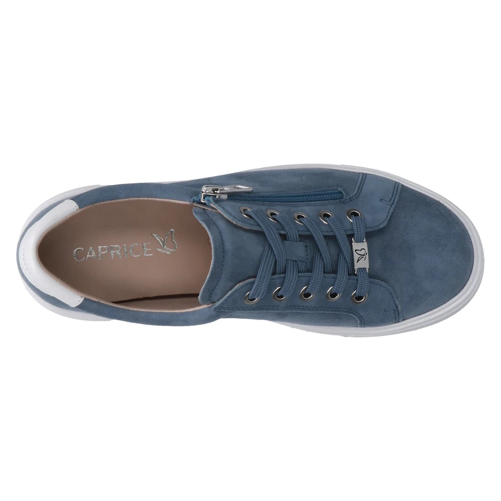 Caprice Plateausneaker Freitzeitschuh Halbschuh Schnürschuh mit gepolstertem Schaftrand online kaufen Begrenztes Angebot