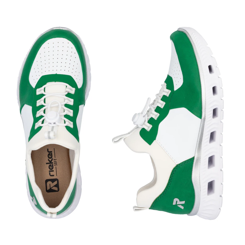 RIEKER Sport Slip-On Sneaker »vegan« Schlupfschuh Halbschuh Freizeitschuh mit Schnellverschluss online bestellen Neuheiten