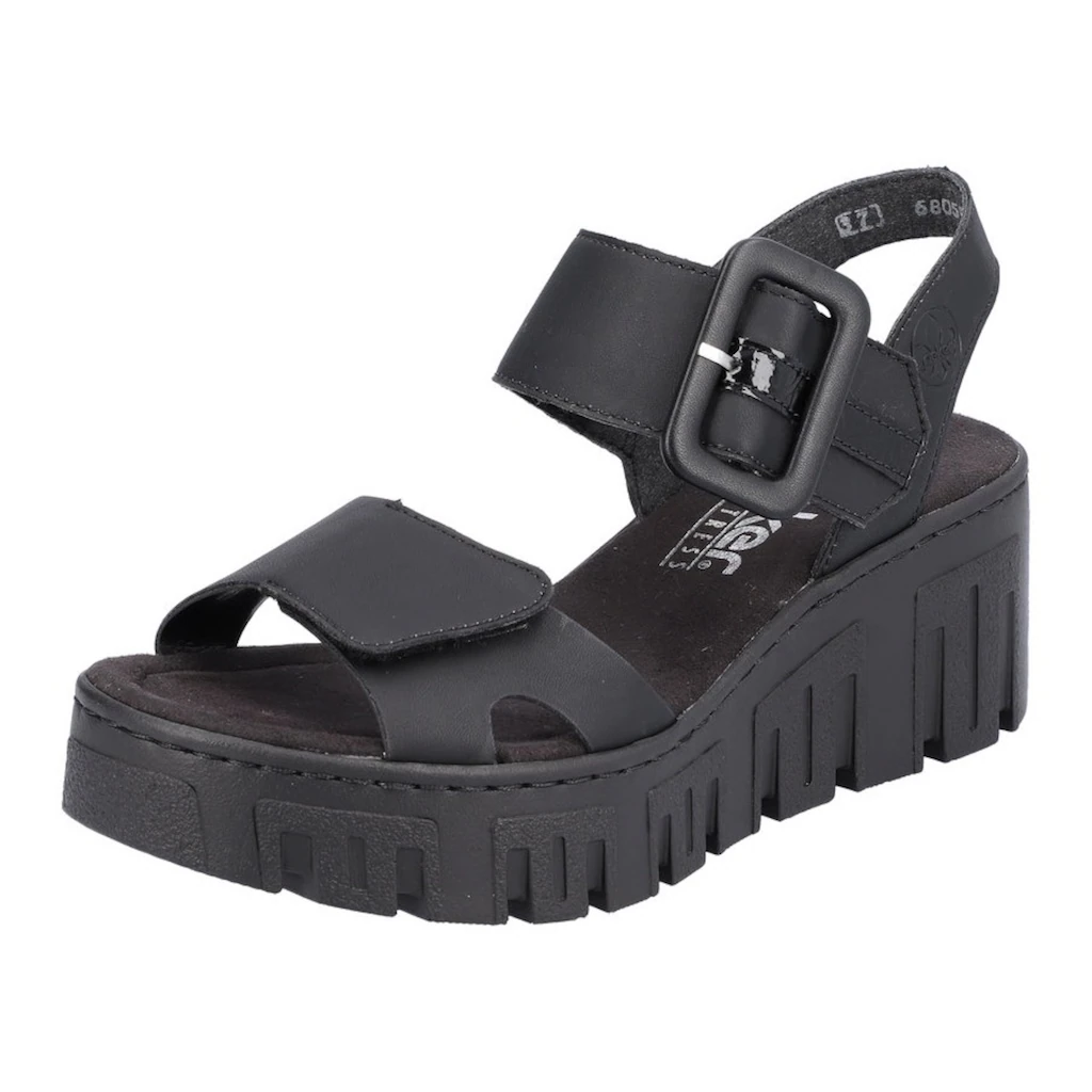 Rieker Keilsandalette Sommerschuh Sandale Keilabsatz mit Plateau kaufen Letzte 3 Tage