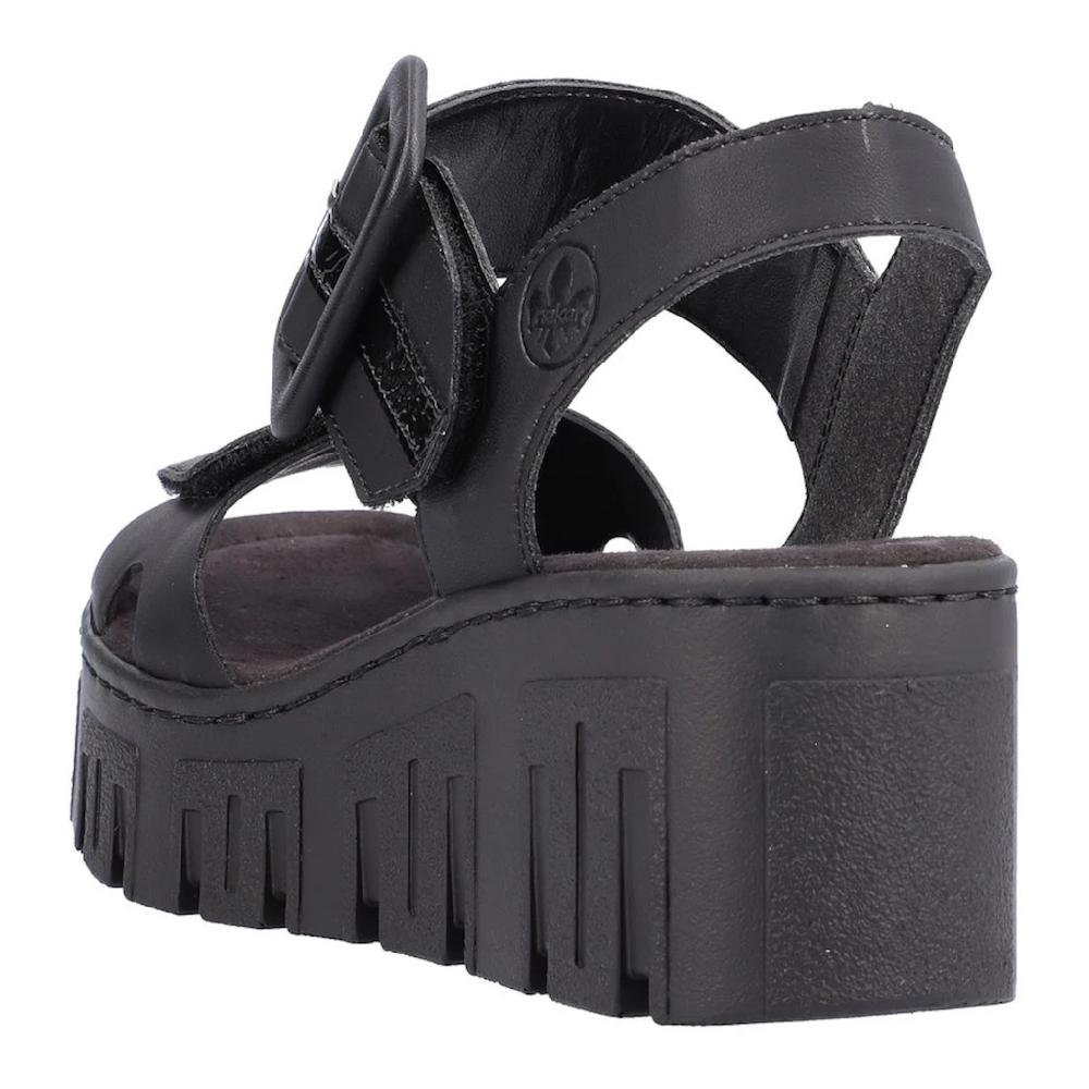 Rieker Keilsandalette Sommerschuh Sandale Keilabsatz mit Plateau kaufen Letzte 3 Tage