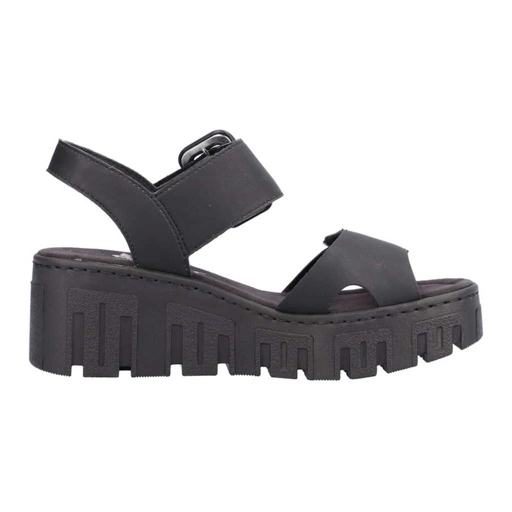 Rieker Keilsandalette Sommerschuh Sandale Keilabsatz mit Plateau kaufen Letzte 3 Tage