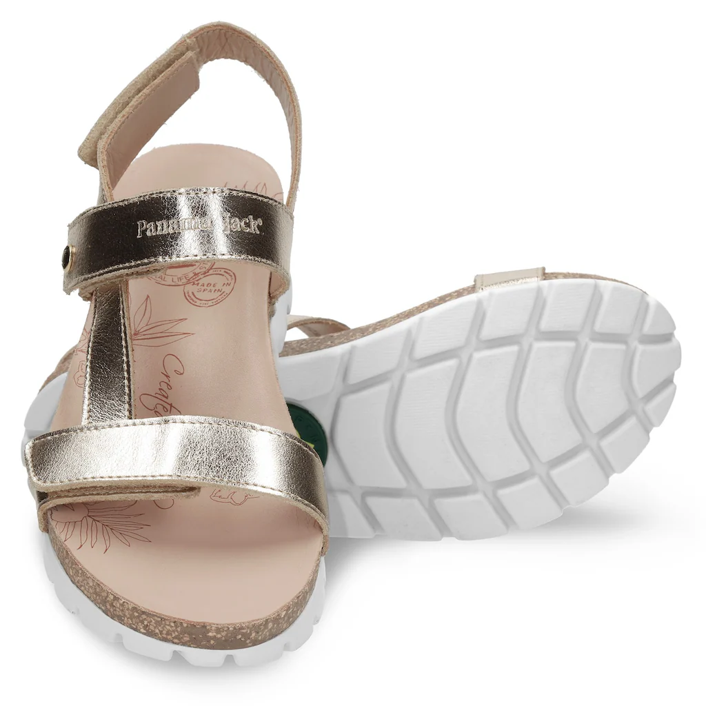 Panama Jack Sandale »Selma« Sommerschuh Sandalette Klettschuh mit komfortablem Tieffußbett Neueste Stile
