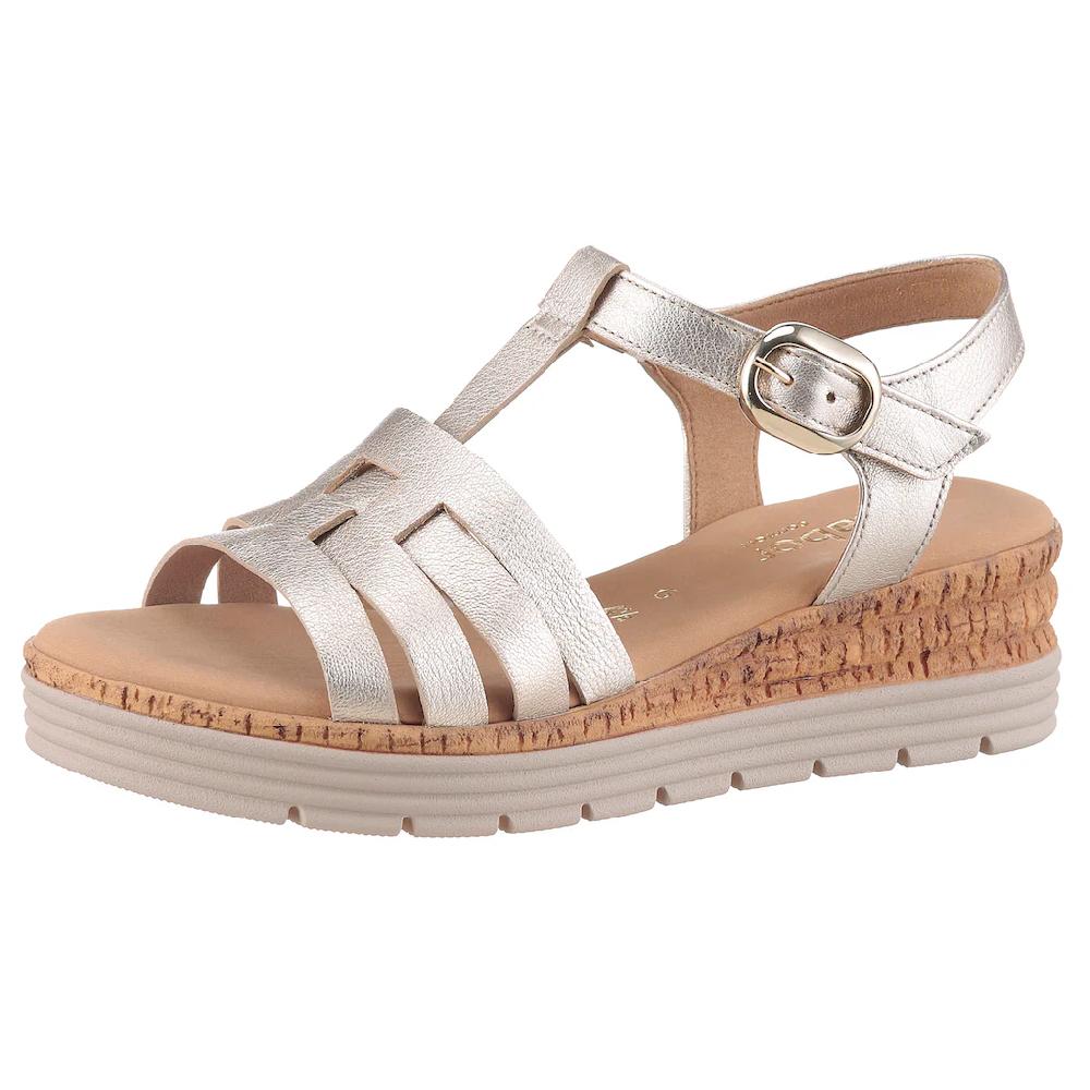 Gabor Keilsandalette »GENUA« Riemchensandale Sommerschuh mit Klettverschluss G-Weite online bestellen