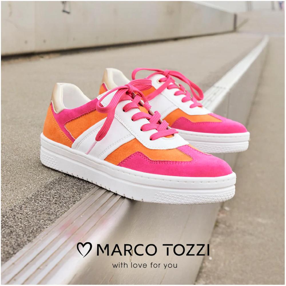 MARCO TOZZI Plateausneaker Freizeitschuh Halbschuh Schnürschuh in veganer Verarbeitung bestellen 50% Rabatt mit kostenlosem Versand