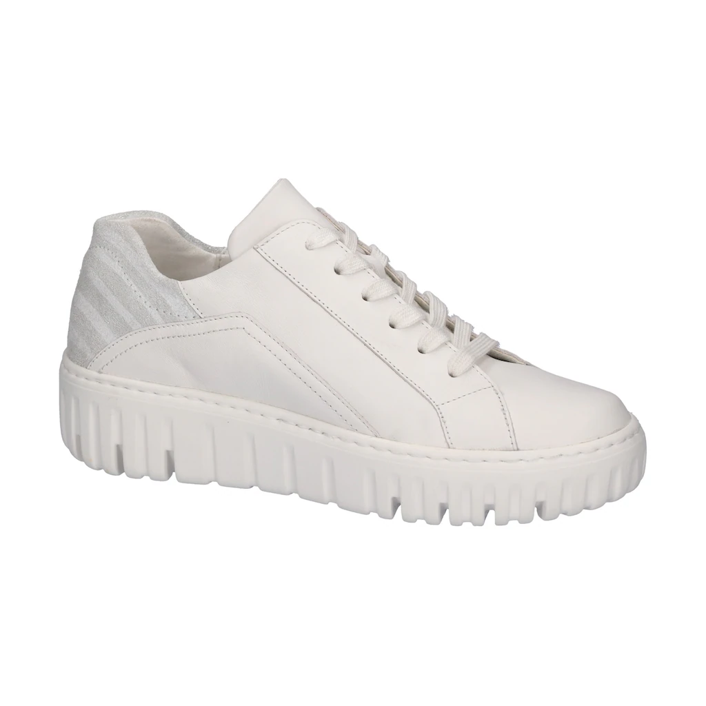 Waldläufer Plateausneaker »H-LIVIA« Schnürer Halbschuh Freizeitschuh mit Außen-Reißverschluss online kaufen zollfrei