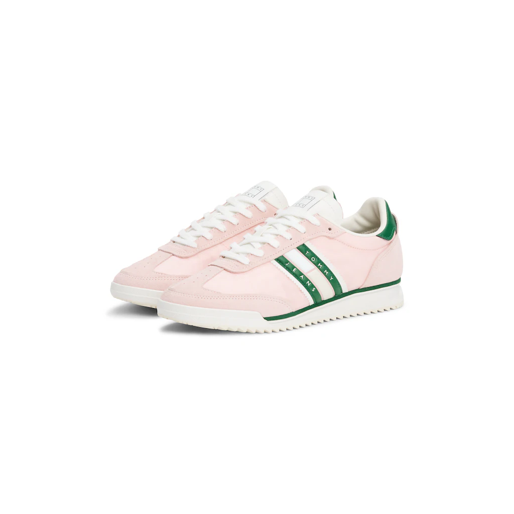 Tommy Jeans Keilsneaker »TJW RETRO RUNNER CLEATED« Freizeitschuh Halbschuh Schnürschuh mit Logoschriftzug