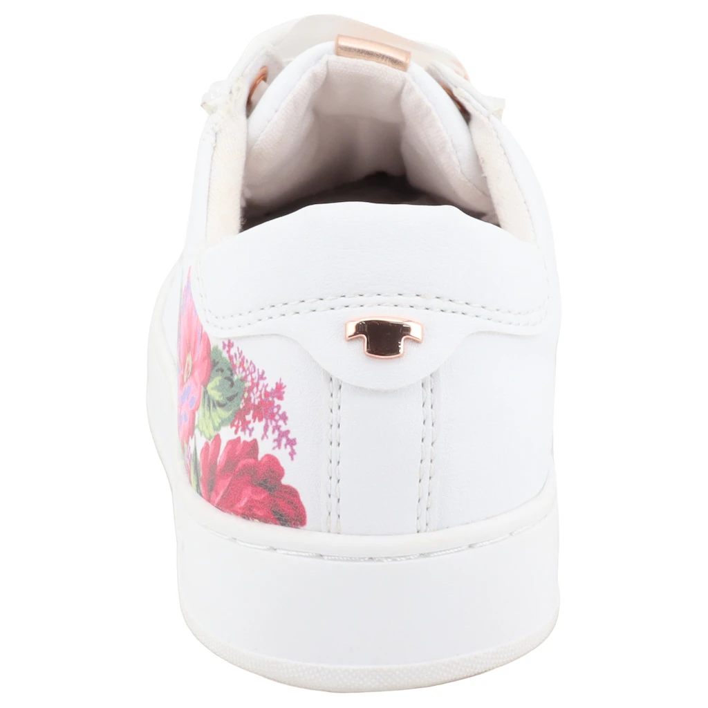 TOM TAILOR Plateausneaker mit buntem Blütenprint Freizeitschuh Halbschuh Schnürschuh bestellen im Angebot