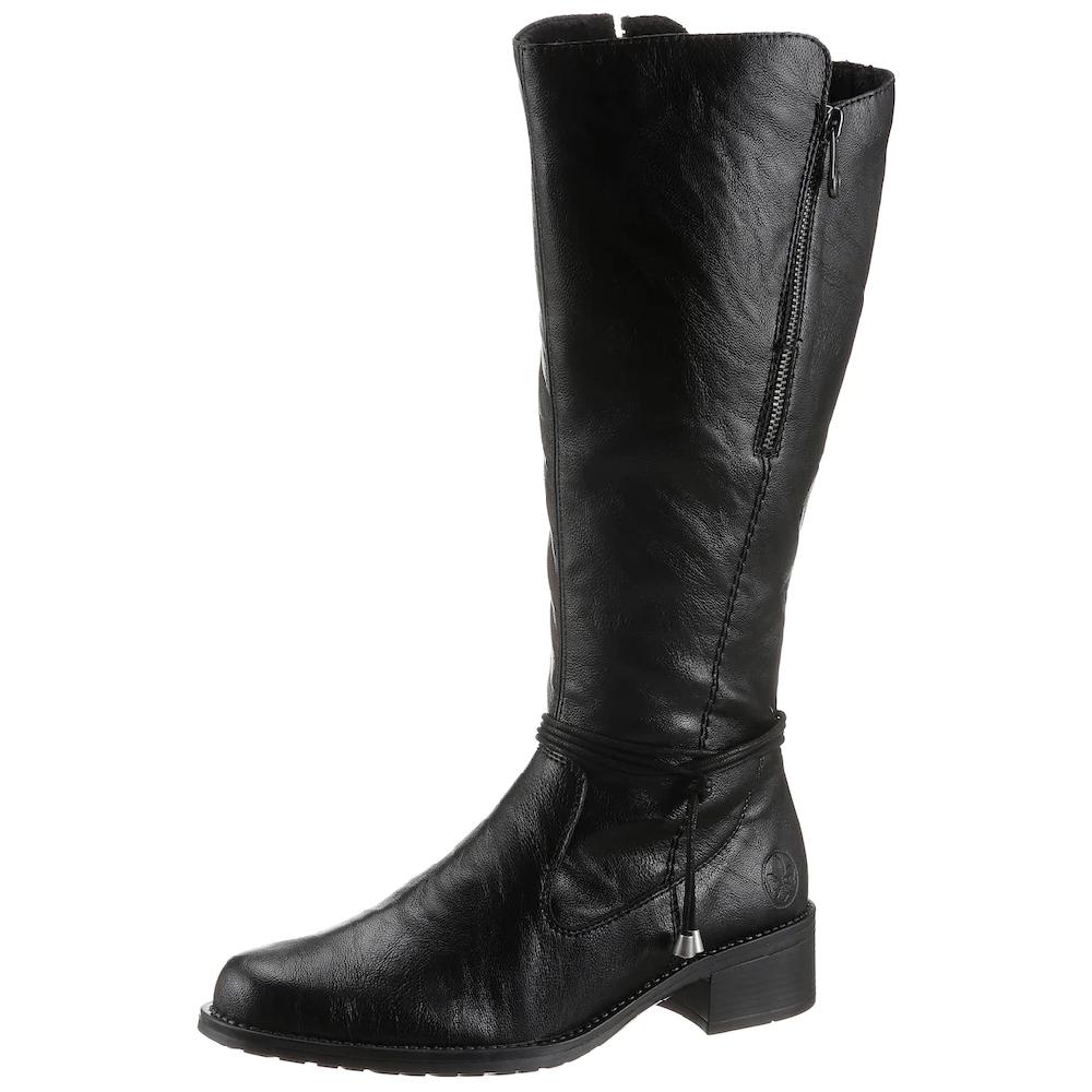 Rieker Reißverschlussstiefel Langschaftstiefel Blockabsatz Vario-Schaft und 2 Reißverschlüssen online bestellen