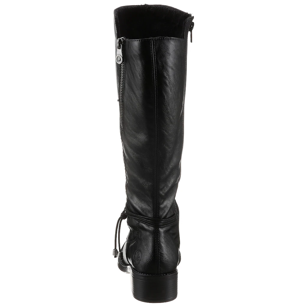 Rieker Reißverschlussstiefel Langschaftstiefel Blockabsatz Vario-Schaft und 2 Reißverschlüssen online bestellen Kostenloser Versand