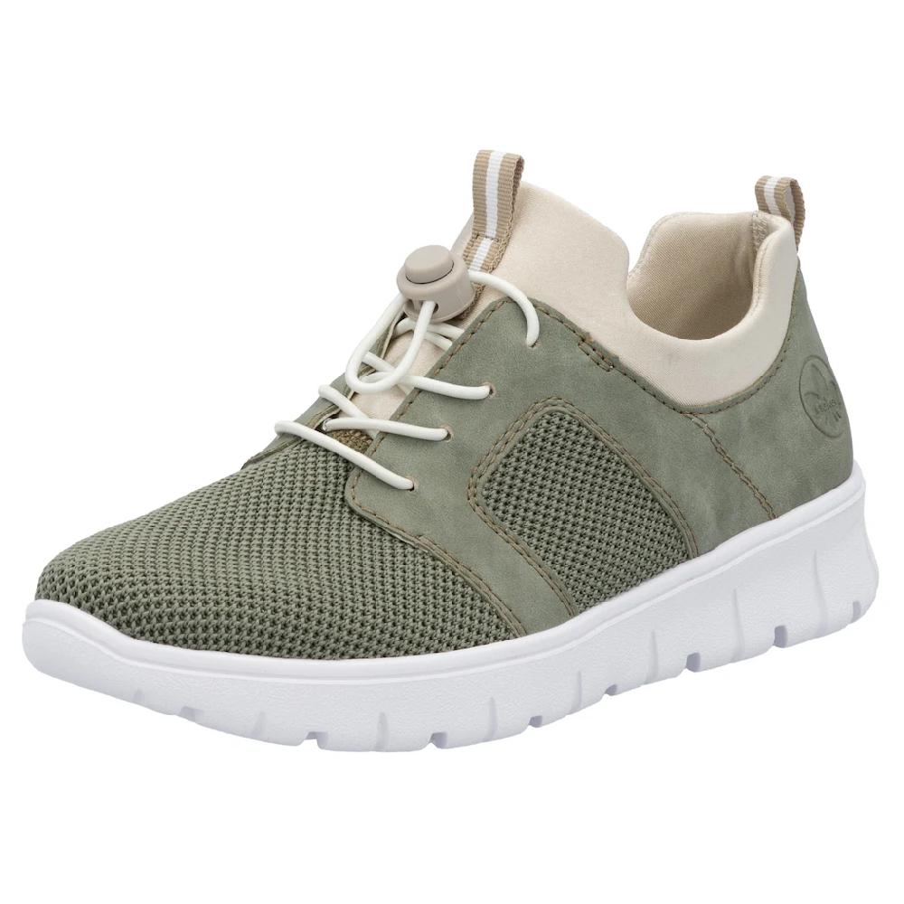 Rieker Slip-On Sneaker Halbschuh Freizeitsneaker Schlupfschuh mit Anziehlaschen kaufen