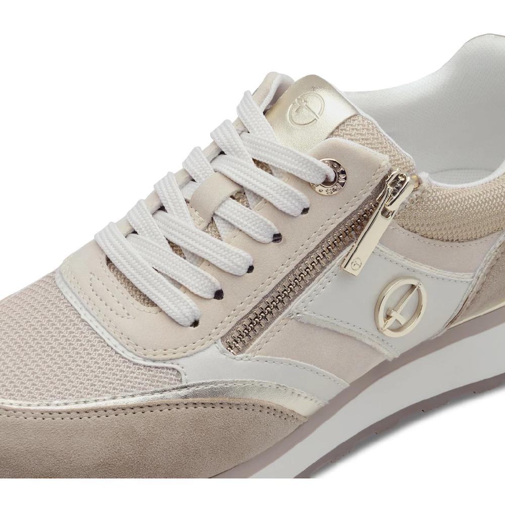 Tamaris Keilsneaker Freizeitschuh Halbschuh Schnürschuh mit Kontrastbesätzen kaufen Online Shopping