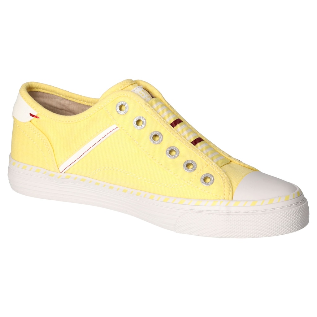 Mustang Shoes Slip-On Sneaker »Schlupfschuh Freizeitschuh « Slipper Schlupfschuh Freizeitschuh mit praktischem Gummizug online bestellen