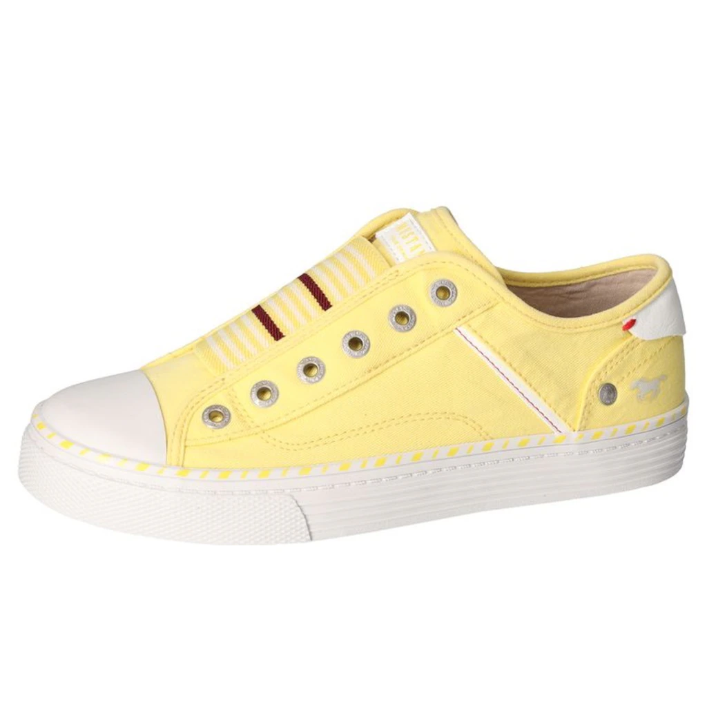 Mustang Shoes Slip-On Sneaker »Schlupfschuh Freizeitschuh « Slipper Schlupfschuh Freizeitschuh mit praktischem Gummizug online bestellen Osterangebot