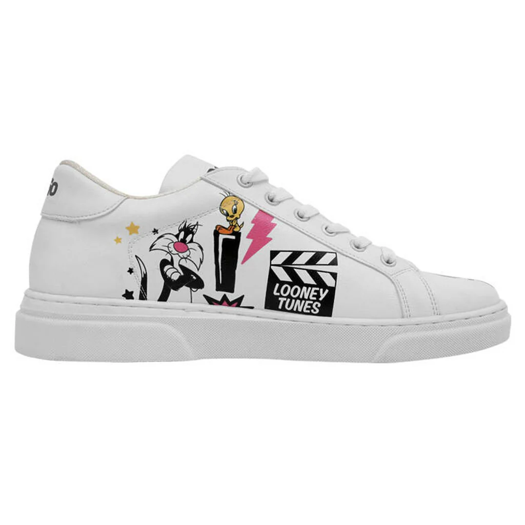 DOGO Sneaker »Damen Ace Sneakers Best Of Tweety And Sylvester Vegan Damen Snea« Vegan Zeitlich begrenztes Angebot