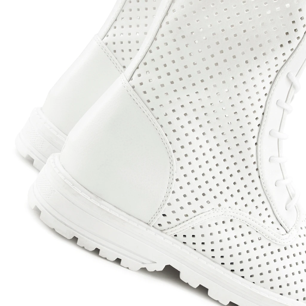 LASCANA Schnürstiefelette Stiefel Boots High-Sneaker zum Schnüren mit modischen Cut-Outs online bestellen Begrenzte Freigabe