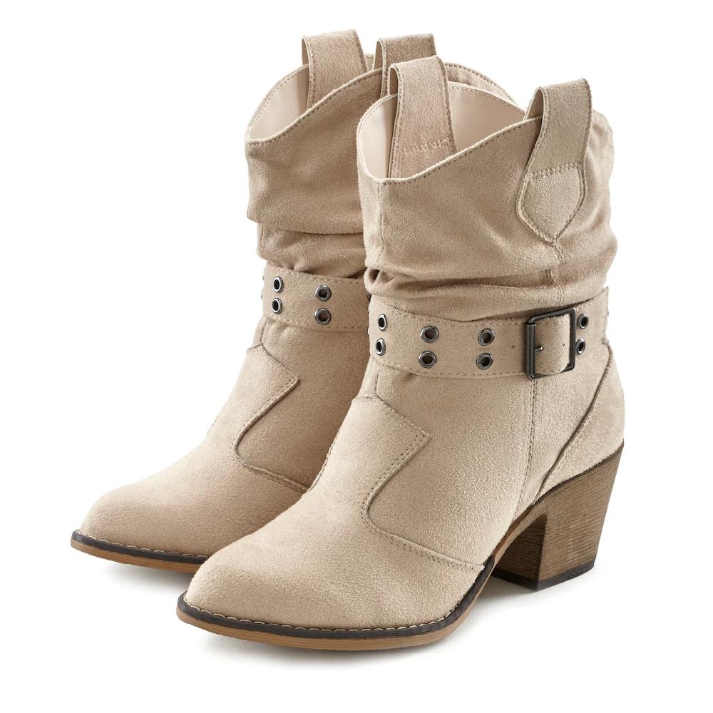LASCANA Cowboy Stiefelette Cowboy Boots Western Stiefelette Ankleboots VEGAN kaufen Riesige Rabatte