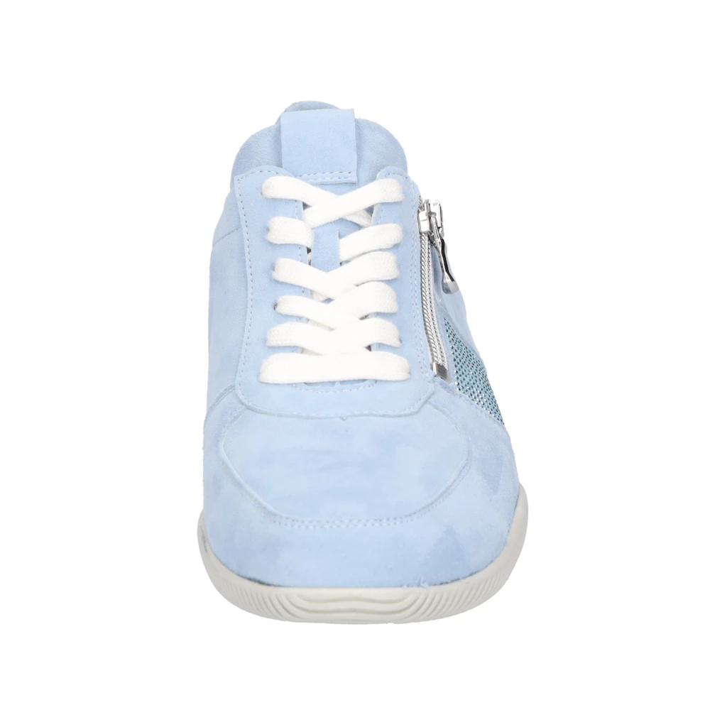 Waldläufer Sneaker »H-PAMELA« Halbschuh Schnürschuh mit seitlichem Reißverschluss H-Weite online kaufen Outlet