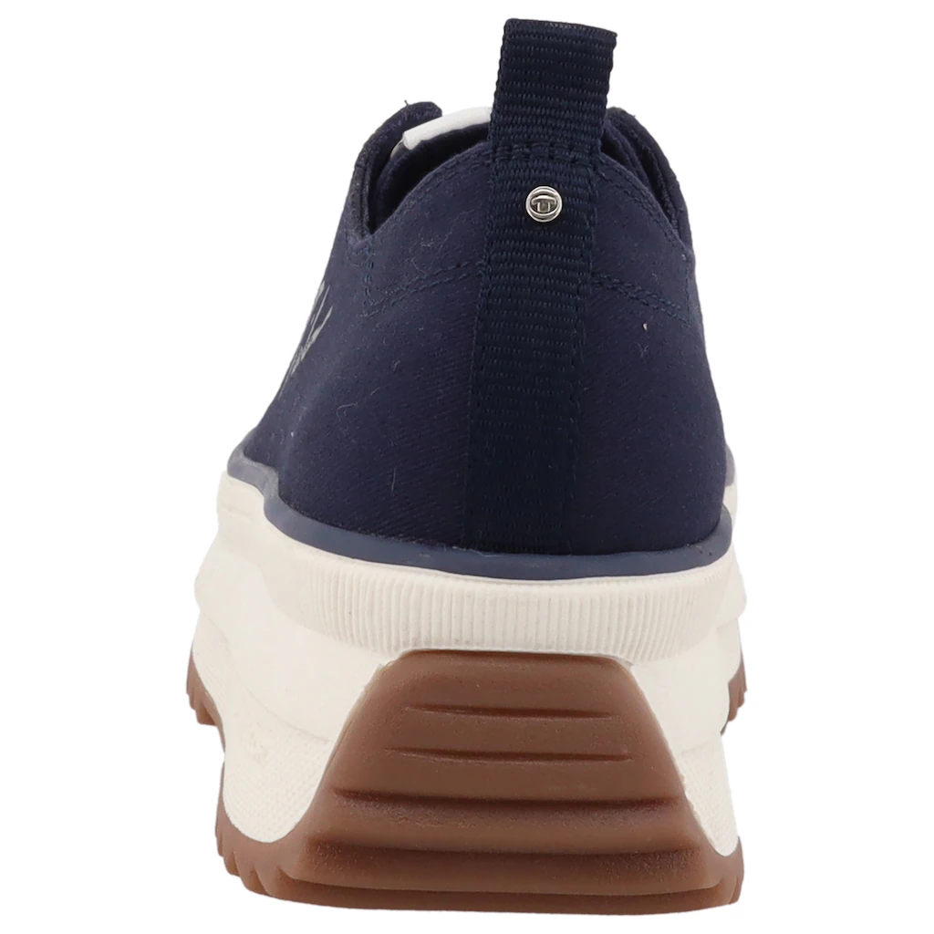 TOM TAILOR Plateausneaker Freizeitschuh Halbschuh Schnürschuh mit seitlicher Logo-Signatur online kaufen Auslauf