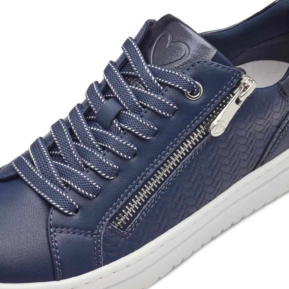 MARCO TOZZI Plateausneaker Freizeitschuh Halbschuh Schnürschuh mit Prägung ▷ für Günstig kaufen