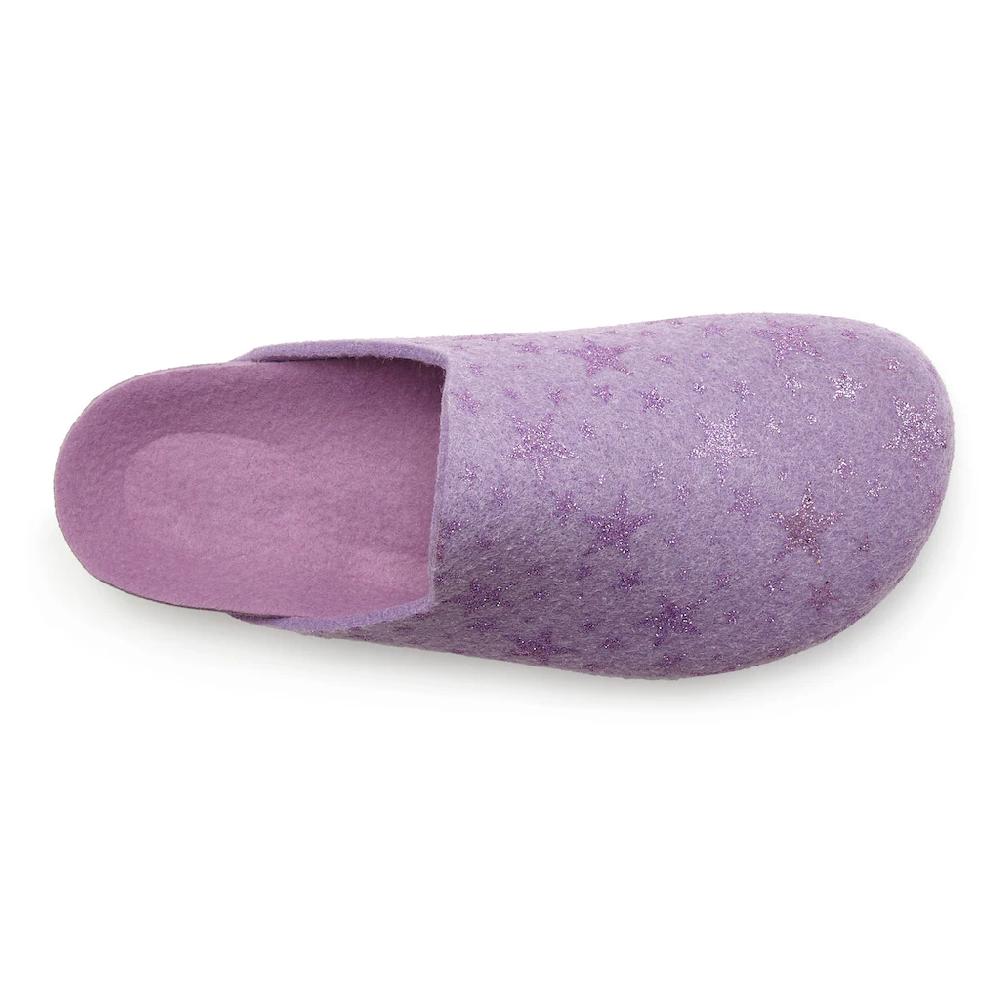 Vivance Pantolette »Hausschuh Clog Pantoffel « aus Filz mit wärmenden Korkfußbett & Sternenprint Preisnachlass