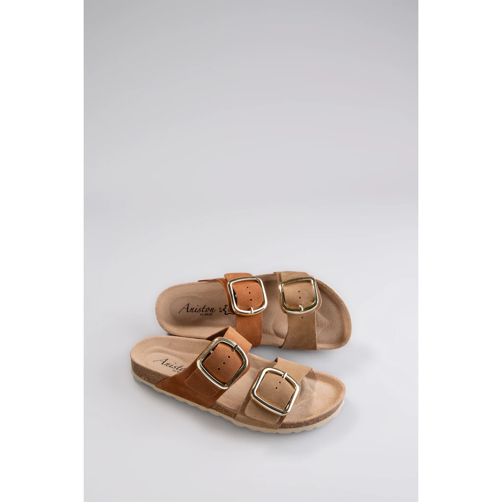 Aniston SHOES Pantolette Sommerschuh Strandschuh Hausschuh - NEUE KOLLEKTION Saisonschlussverkauf