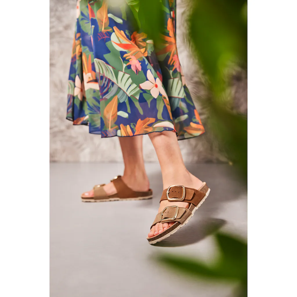 Aniston SHOES Pantolette Sommerschuh Strandschuh Hausschuh - NEUE KOLLEKTION Saisonschlussverkauf