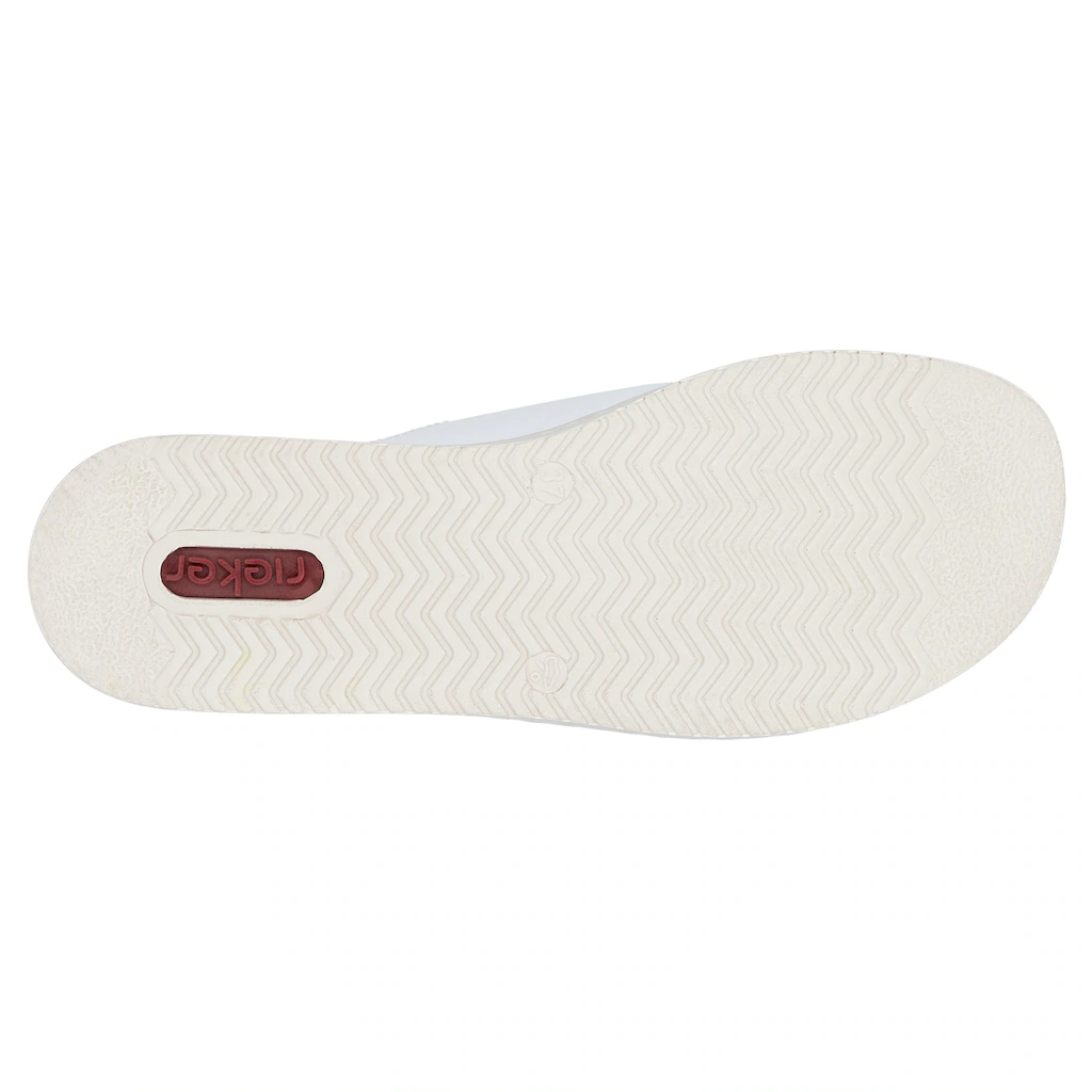 Rieker Keilpantolette Sommerschuh Hausschuh Keilabsatz zum Schlupfen Online Outlet